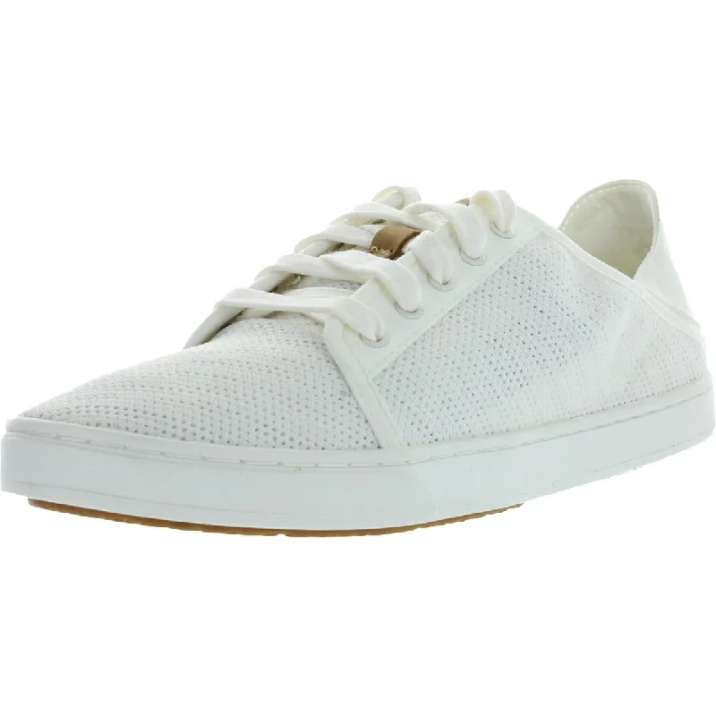 OluKai Womens Lifestyle Lace-Up Fashion Sneakers Artisan - Crafted Loafer Style  