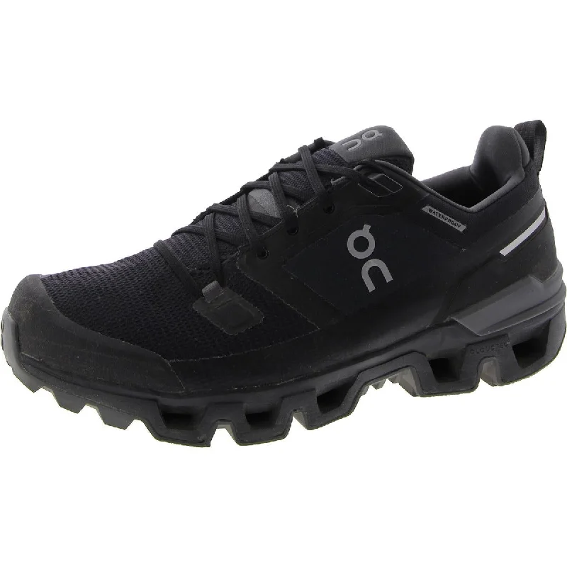 On Mens Cloudwander Waterproof Outdoor Workout Running & Training Shoes Buckle -