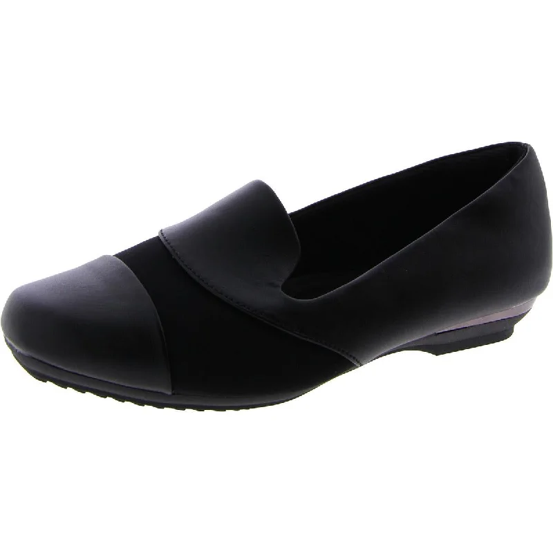 Ortho+Rest Womens Slip on Covered Toe Flat Shoes Quilted Shoe Design  