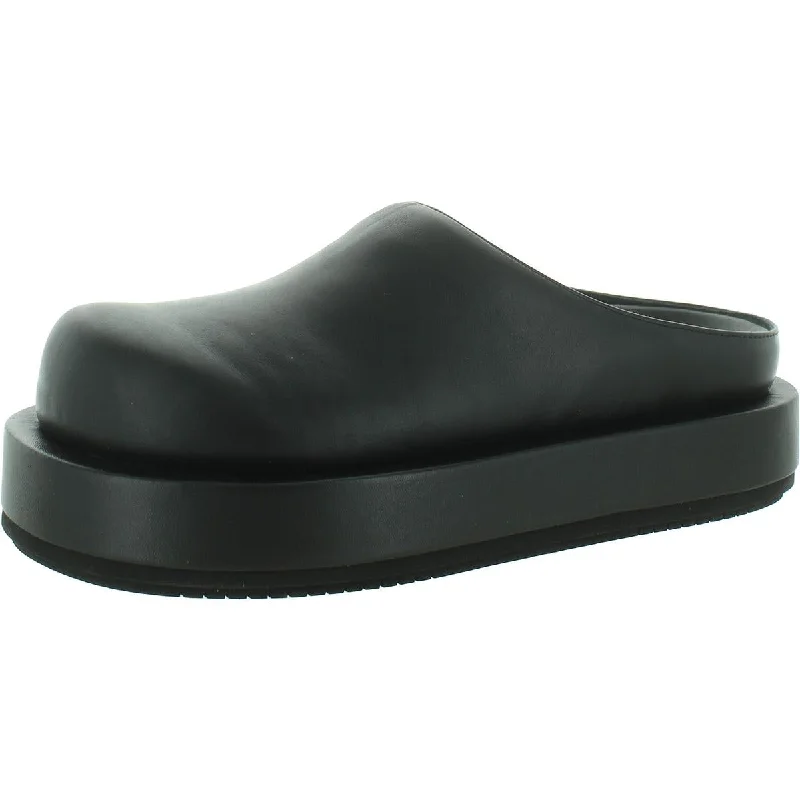 Paloma Barcelo Womens DAGA Leather Slip On Mules Tech - Inspired Sneaker Look  