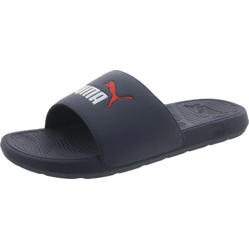 Puma Mens Cushioned Footbed Open Toe Pool Slides Tech - Inspired Sneaker Look  