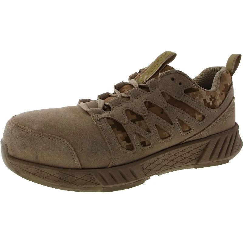 Reebok Mens Floatride Engergy Tactical Suede Composite Toe Work & Safety Shoes Single - Buckle Monk Look Reebok Mens Floatride Engergy Tactical Suede Composite Toe Work & Safety Shoes Single - Buckle Monk Look