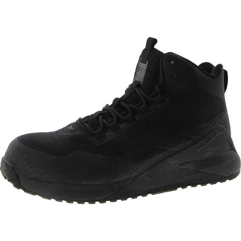Reebok Mens Nano X1 Adventure Slip Resistant Work & Safety Shoes Chunky Platform Sneaker Style Reebok Mens Nano X1 Adventure Slip Resistant Work & Safety Shoes Chunky Platform Sneaker Style