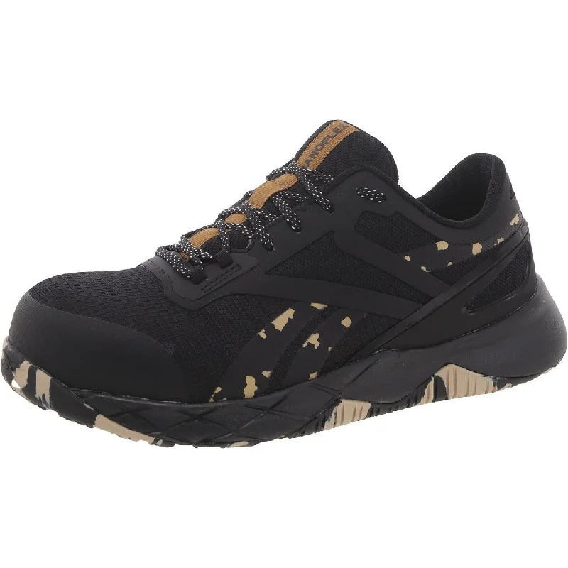 Reebok Womens Nanoflex TR Work Mesh Composite Toe Work & Safety Shoes Blue Coast Loafer Aesthetic 