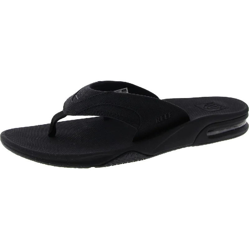 Reef Mens Fanning Bottle Opener Slip On Flip-Flops Zip - Up Boot Style  