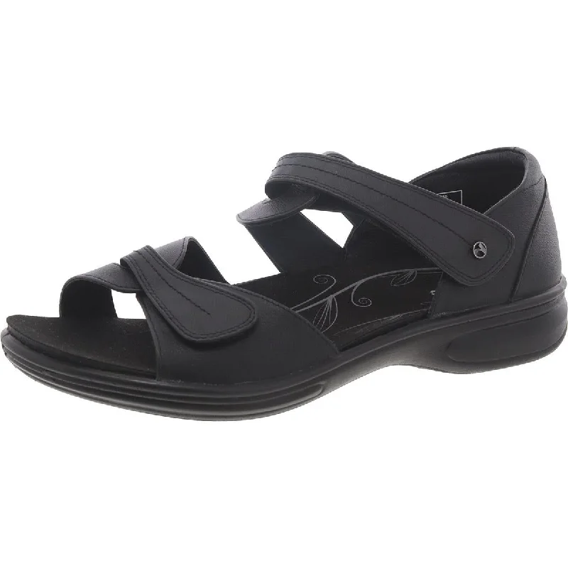 Revere Womens Leather Slid On Slide Sandals Brogue Oxford Aesthetic 