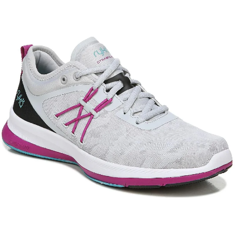 Ryka Womens Dynamic Pro Fitness Lace Up Fashion Sneakers Patchwork Shoe Aesthetic  