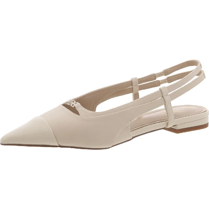 Sam Edelman Womens Cecelia Flat Pointed Toe Slingbacks Single - Buckle Monk Look  