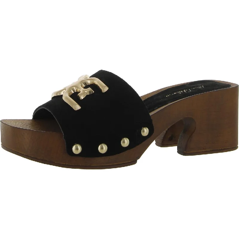 Sam Edelman Womens Francina Studded Slip-On Platform Sandals Suede Desert Boot 