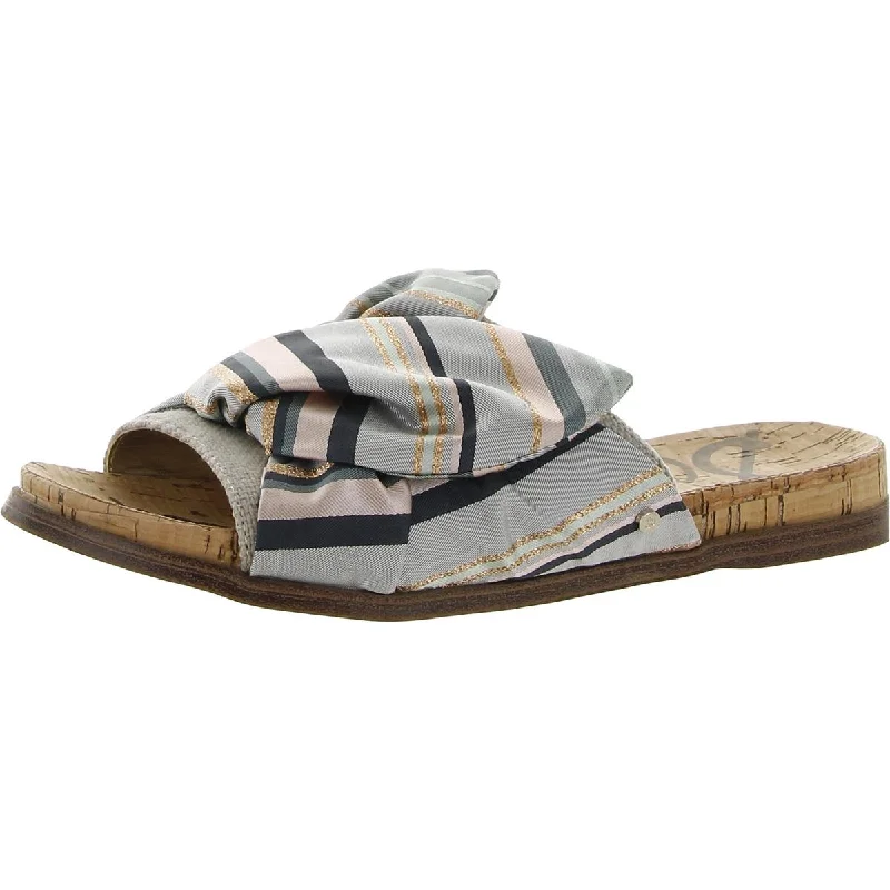 Sam Edelman Womens Heidi Bow Slide Sandals Athleisure Derby Style  