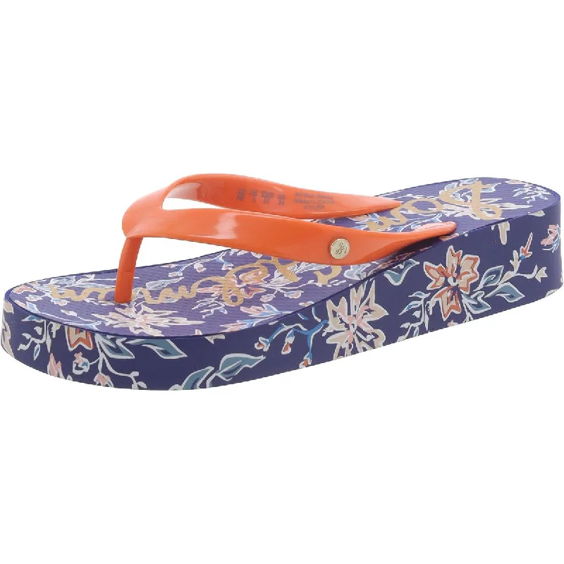 Sam Edelman Womens Kylee Thong Wedge Thong Sandals Cowboy Boot Western Style  