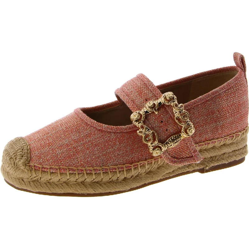 Sam Edelman Womens Maddy Canvas Slip On Mary Janes Artisan - Crafted Loafer Style  
