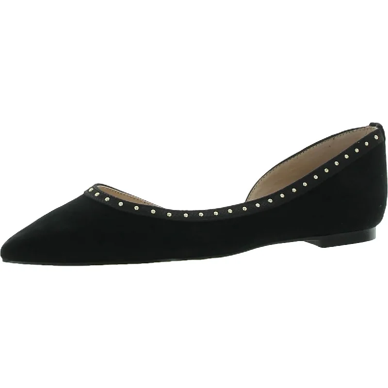 Sam Edelman Womens Roni Suede Studded Loafers Art Deco - Inspired Shoe Look  