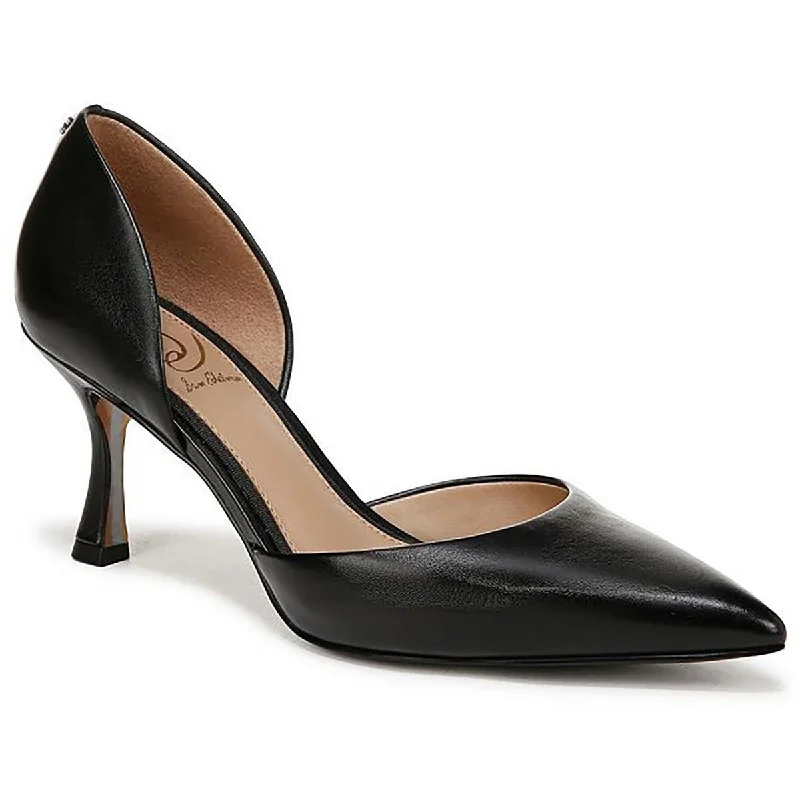 Sam Edelman Womens Victoria Leather Pointed Toe D'Orsay Heels Tech - Inspired Sneaker Look Sam Edelman Womens Victoria Leather Pointed Toe D'Orsay Heels Tech - Inspired Sneaker Look