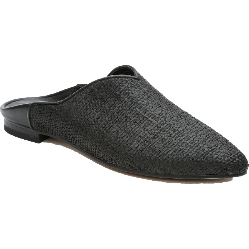 Sanctuary Saieda Women's Almond Toe Slide Flat Mules Rubber - Sole Plimsoll Look  