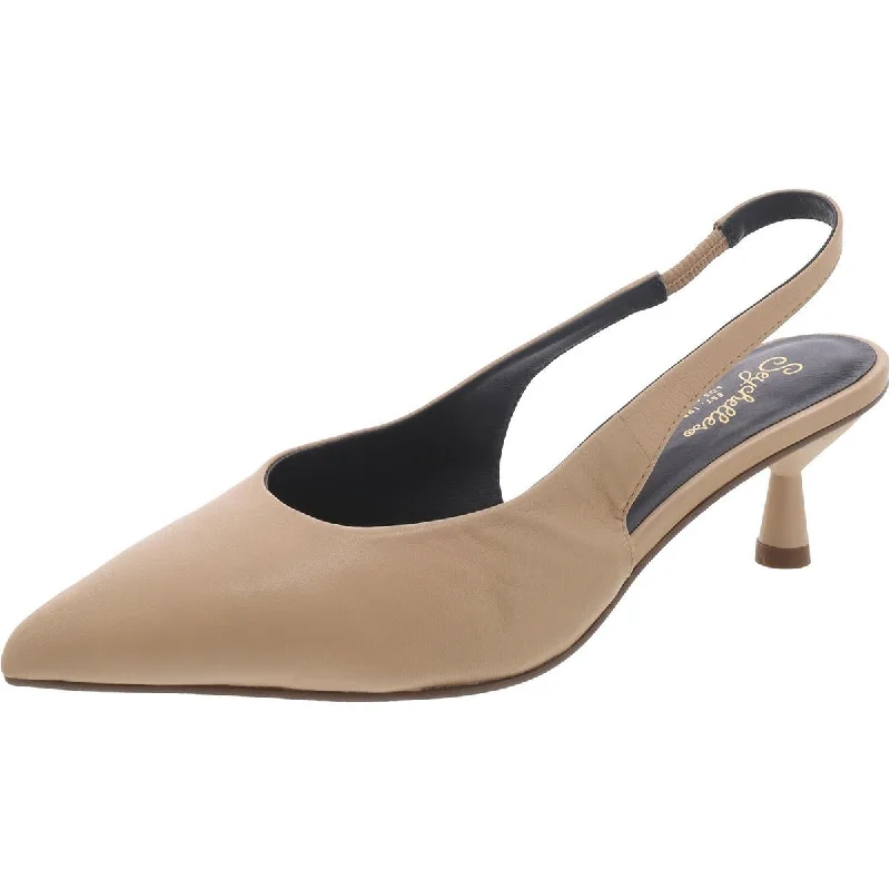 Seychelles Womens Leather Pointed toe Kitten Heels Sustainable Shoe Design  