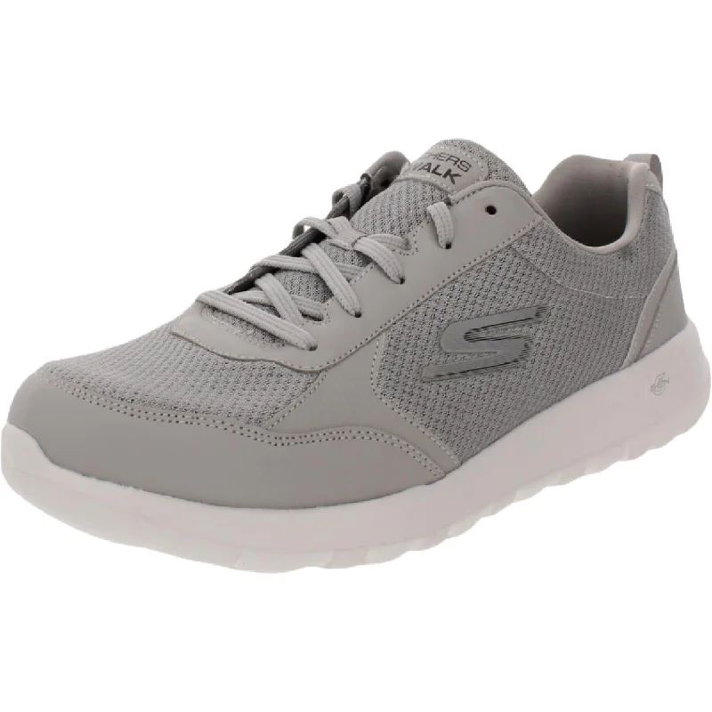 Skechers Mens Go Walk Max - Painted Sky Athletic and Training Shoes Blue Coast Loafer Aesthetic Skechers Mens Go Walk Max - Painted Sky Athletic and Training Shoes Blue Coast Loafer Aesthetic