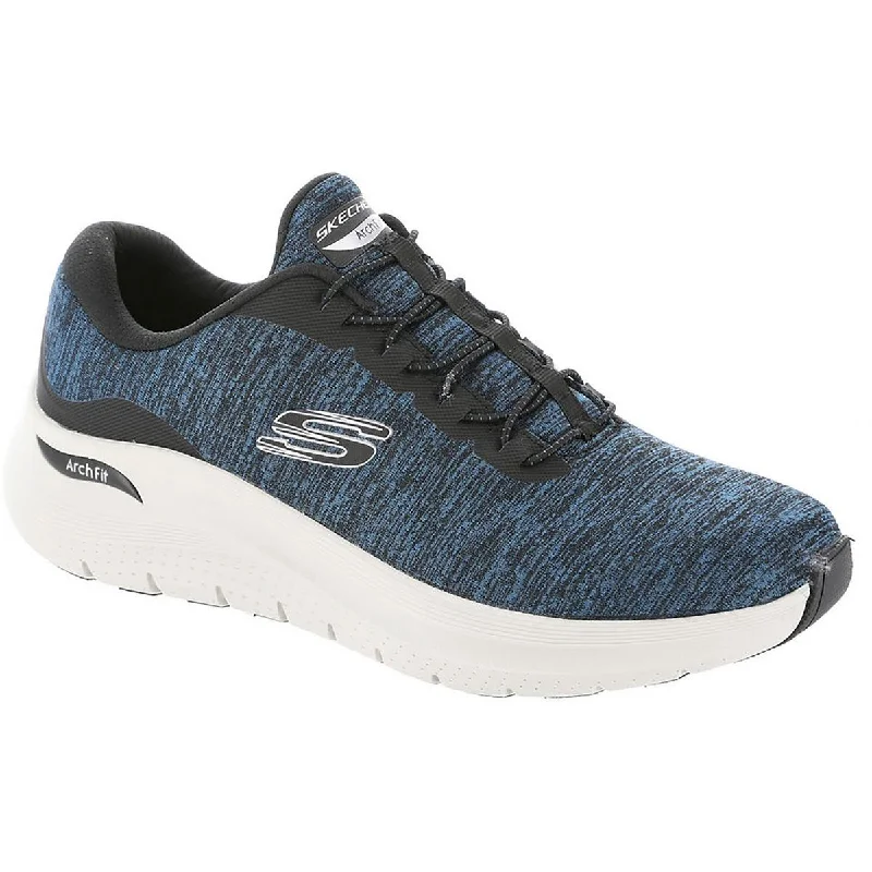 Skechers Womens Arch Fit 2.0 Knit Casual Slip-On Sneakers Suede Desert Boot 