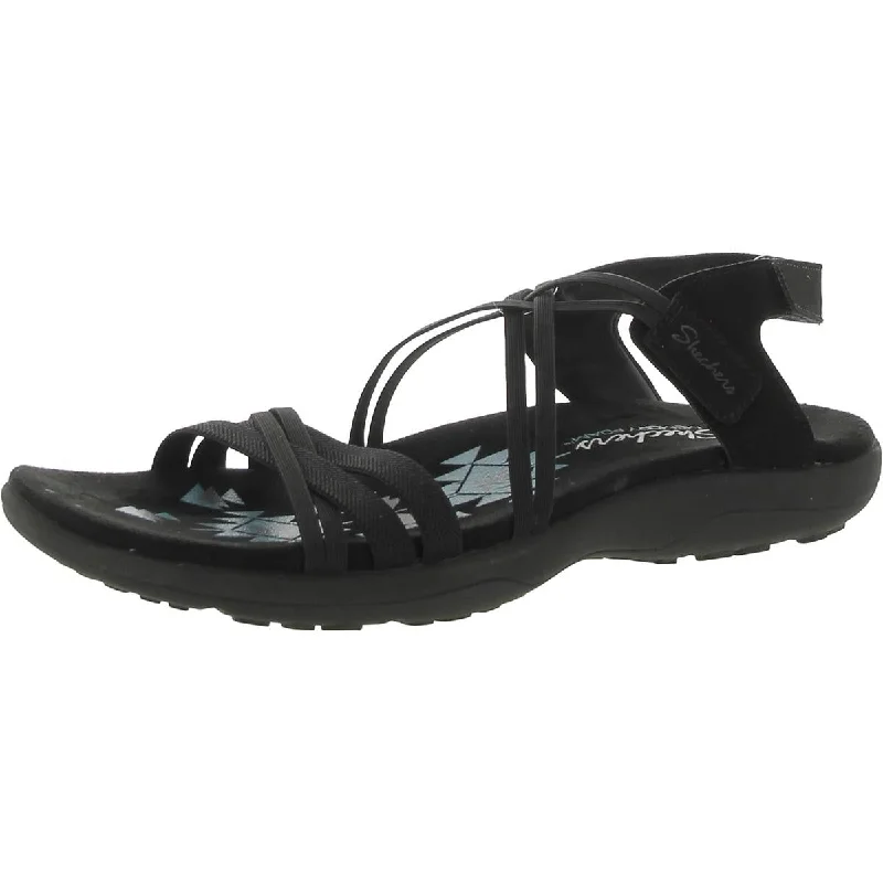 Skechers Womens Reggae Slim - Takes Two Slip-On Comfort Strappy Sandals Buckle -