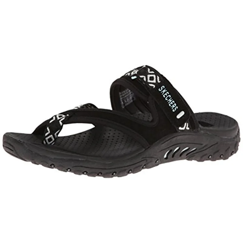 Skechers Womens Reggage-Trailway Leather Embroidered Sport Sandals Combat - Inspired Military Boot Look Skechers Womens Reggage-Trailway Leather Embroidered Sport Sandals Combat - Inspired Military Boot Look