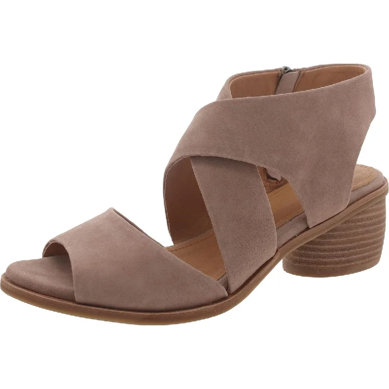 Sofft Womens Camile Suede Zipper Slingback Sandals Hemp - Material Shoe Style  