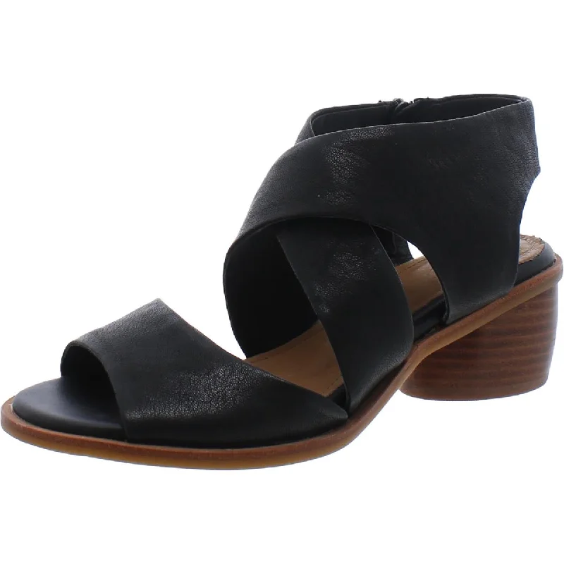 Sofft Womens Camille Leather Stack Heel Block Heel Tailored Oxford Style 