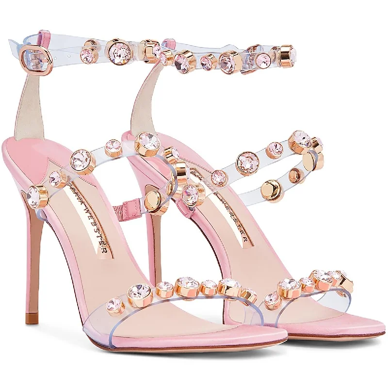 Sophia Webster Womens Rosalind Gem Vinyl Ankle Strap Hemp - Material Shoe Style  