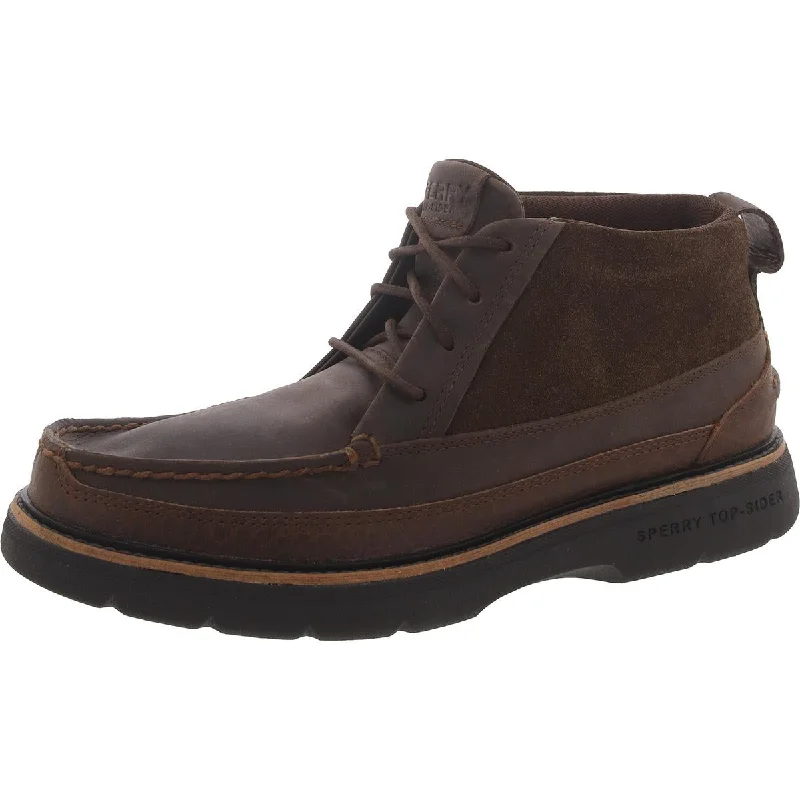 Sperry Mens Leather Outdoor Chukka Boots Retro Plimsoll Style  