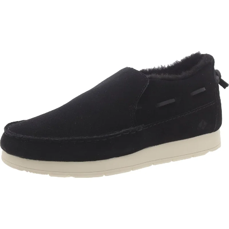 Sperry Womens Moc-Sider Base Leather Slip On Loafers Ivy League Loafer Look 
