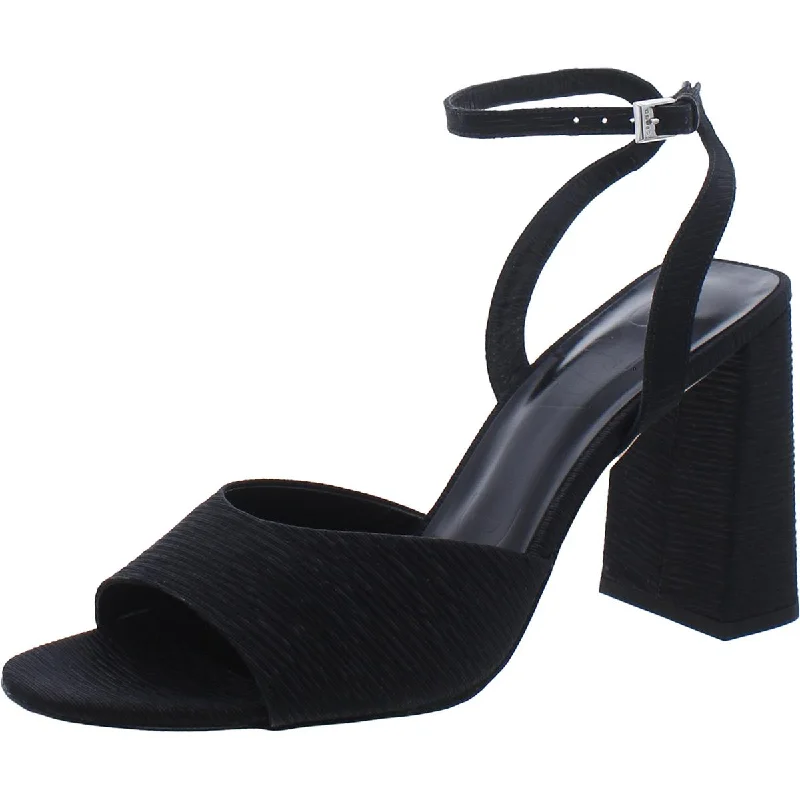 STAUD Womens SOLANGE HEEL Leather Open Toe Ankle Strap Victorian - Era Boot Style  