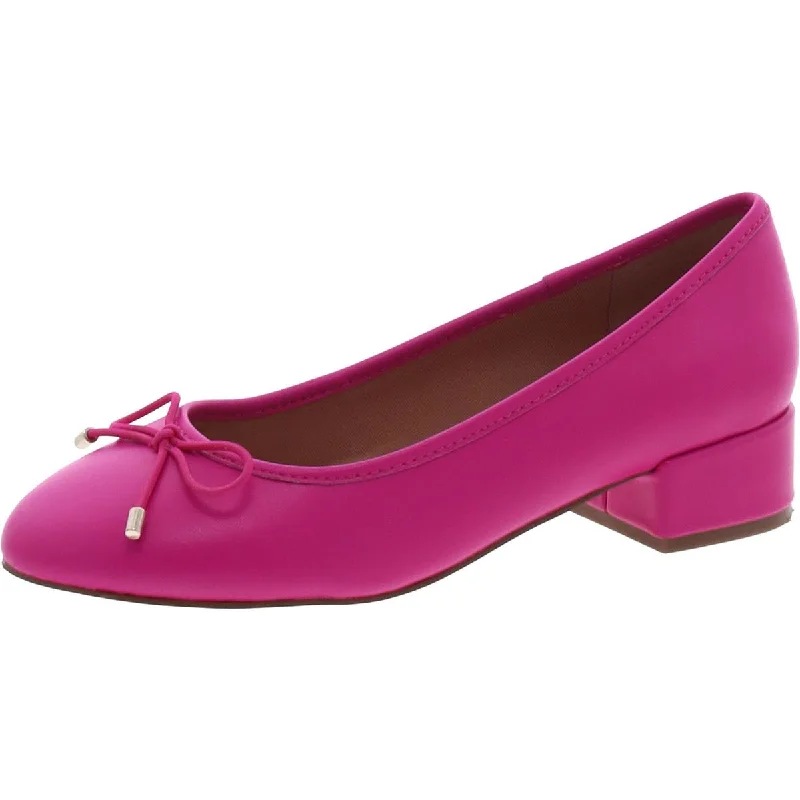 Steve Madden Womens Cherish Leather Slip On Loafer Heels Retro Plimsoll Style  