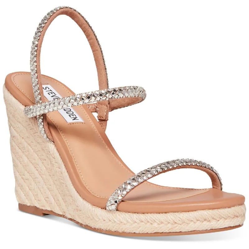 Steve Madden Womens Udell Leather Metallic Espadrilles Quick - Dry Hiking Shoe Style Steve Madden Womens Udell Leather Metallic Espadrilles Quick - Dry Hiking Shoe Style