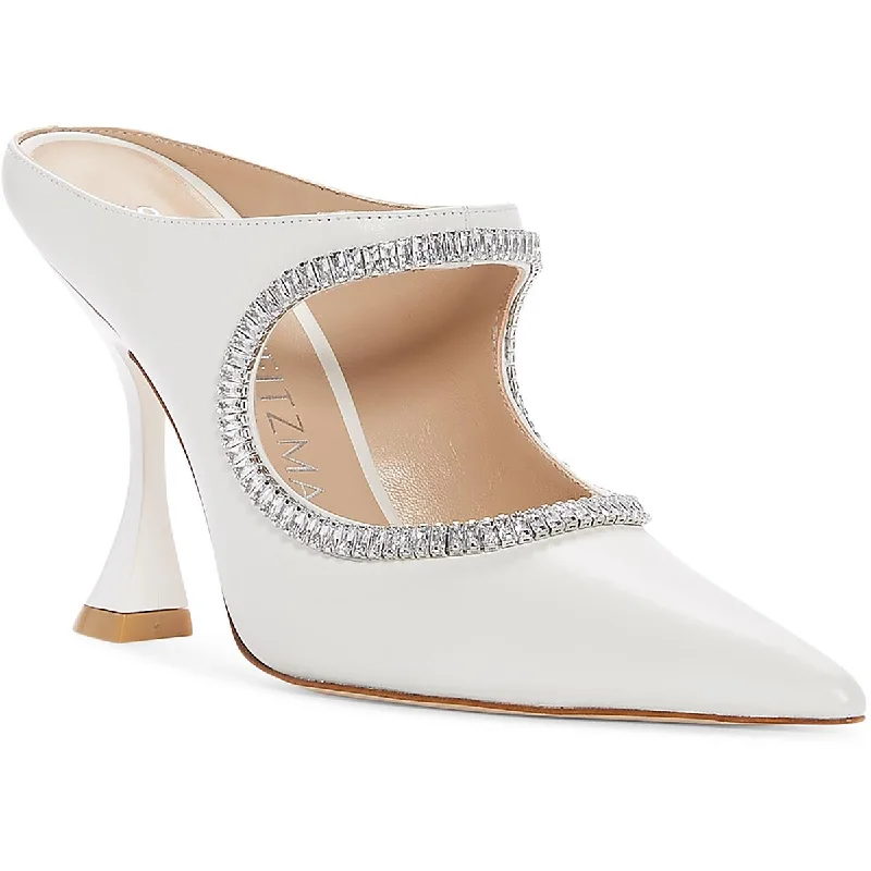 Stuart Weitzman Womens Stiletto Dressy Mules Minimalist Sneaker Style  