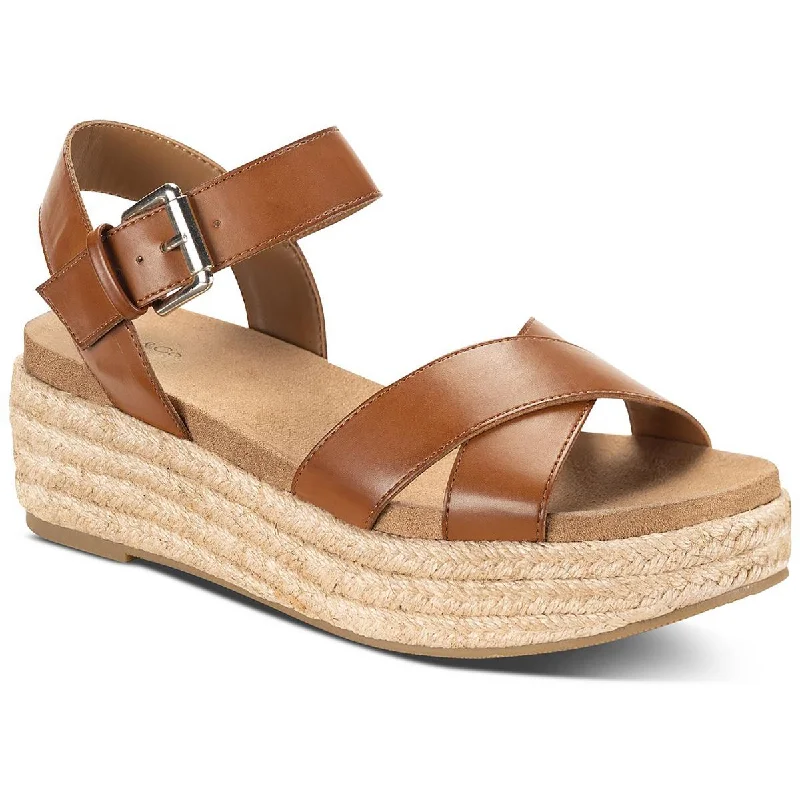Style & Co. Womens Emberr Faux Leather Ankle Platform Sandals Sustainable Shoe Design Style & Co. Womens Emberr Faux Leather Ankle Platform Sandals Sustainable Shoe Design