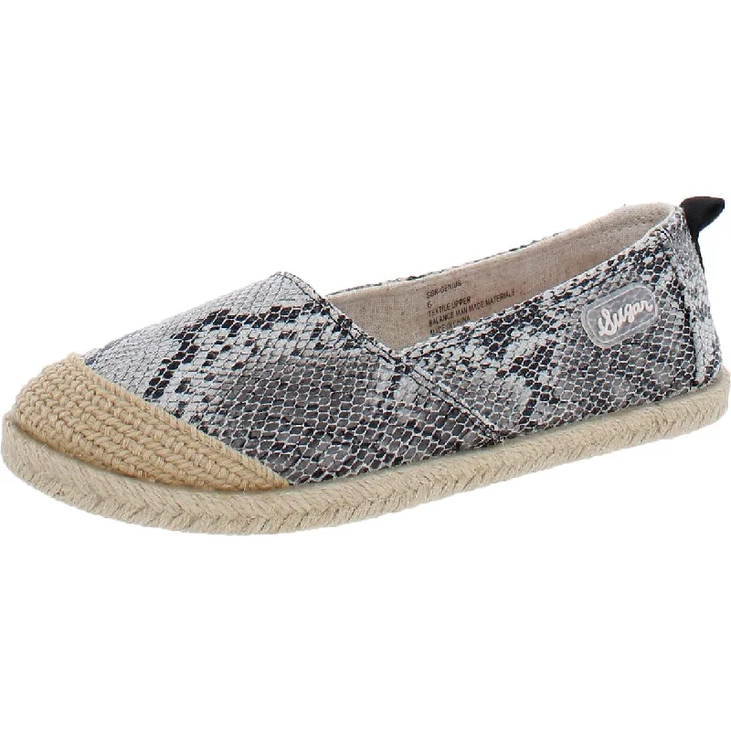 Sugar Womens Flat Slip on Espadrilles Casual Loafer Style          