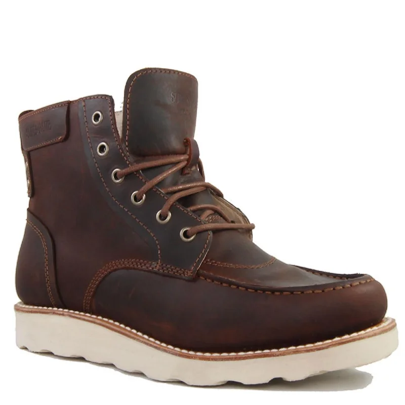 Super Lamb Mens Dzo Leather Ankle Chukka Boots British Gentleman Oxford Style  