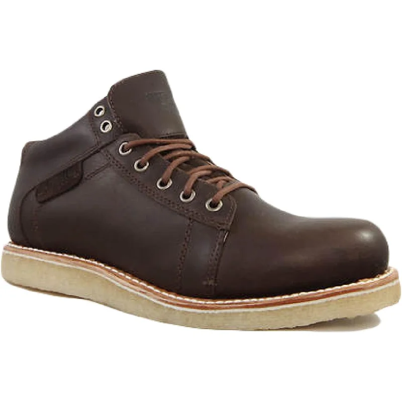 Superlamb Mens Leather Lace-Up Chukka Boots Tailored Oxford Style 