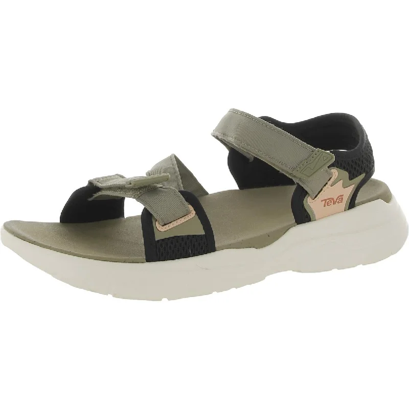 Teva Womens Zymic Supportive Cushioned Footbed Sport Sandals Single - Buckle Monk Look Teva Womens Zymic Supportive Cushioned Footbed Sport Sandals Single - Buckle Monk Look