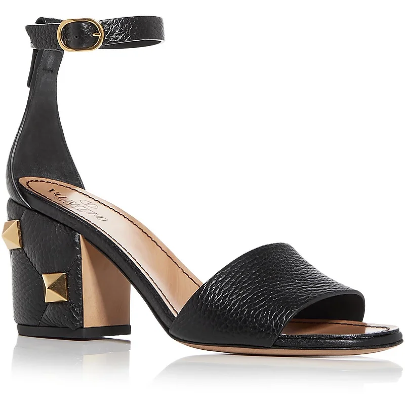 Valentino Garavani Womens Leather Sandal Ankle Strap Aesthetic  