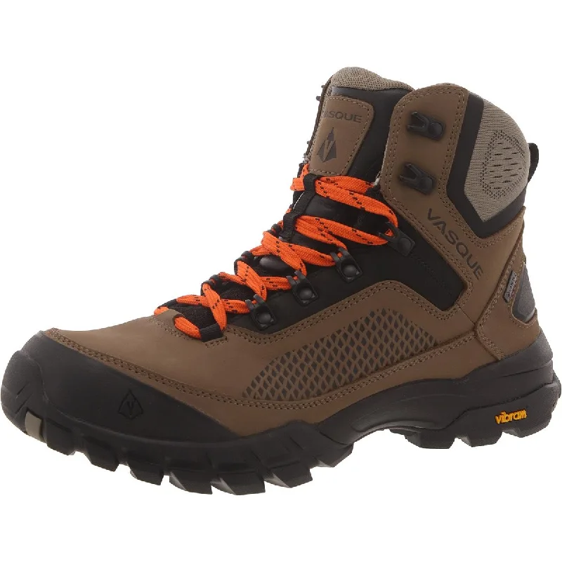 Vasque Mens Talus XT GTX Outdoor Lug Sole Hiking Boots Neon - Accent Sneaker Look  