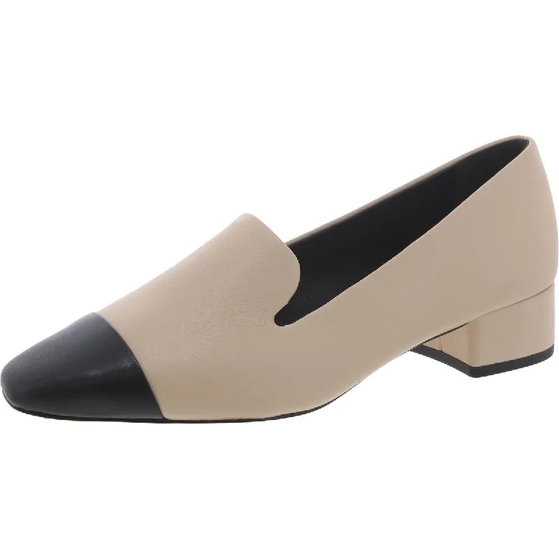 Veronica Beard Womens Cecile Loafer Cushioned Footbed Bock Heel Loafers Ivy League - Inspired Derby Look Veronica Beard Womens Cecile Loafer Cushioned Footbed Bock Heel Loafers Ivy League - Inspired Derby Look