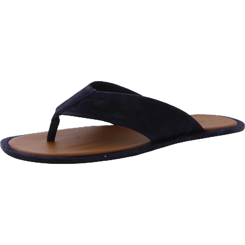 Vince Mens Thong Flat Thong Sandals Loose - Fit Slipper Style  