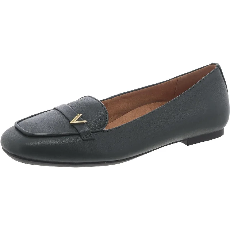 Vionic Womens Hayes Leather Slip On Loafers Artisan - Crafted Loafer Style  