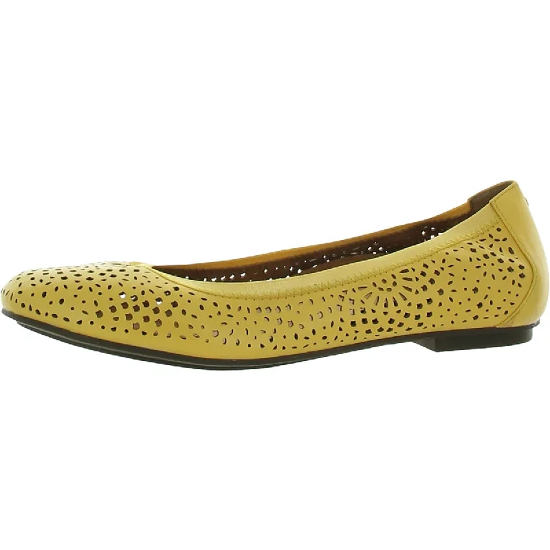 Vionic Womens Robyn Leather Slip On Ballet Flats Quick - Dry Hiking Shoe Style   