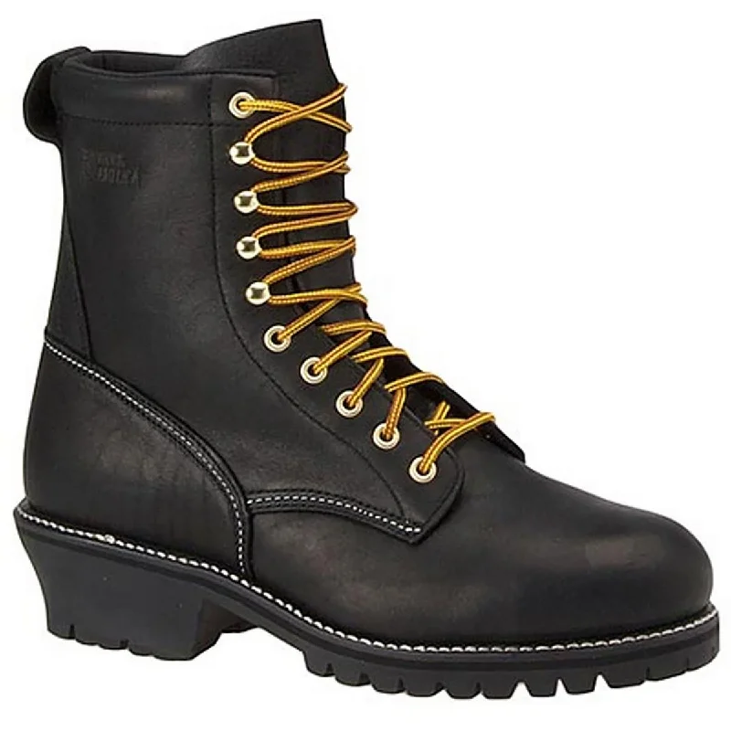 Work America Mens 8" Steel Toe Leather Water Resistant Work Boots Cowboy Boot Western Style Work America Mens 8" Steel Toe Leather Water Resistant Work Boots Cowboy Boot Western Style