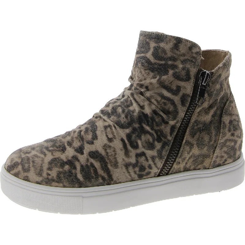 Yellow Box Womens Marbee Leather Lifestyle Casual And Fashion Sneakers Embroidered Cowboy Boot Design  