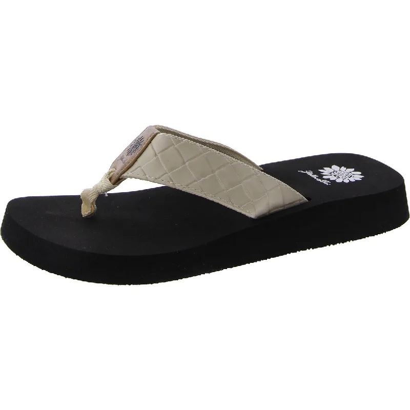 Yellow Box Womens Thong Flat Thong Sandals Slide Sandal Beach Style  