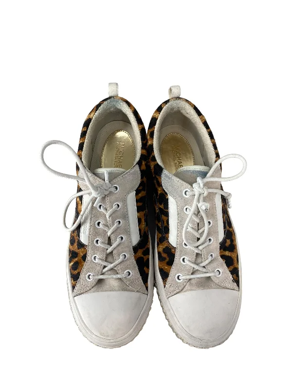 Animal Print Shoes Sneakers Michael Kors, Size 9 Hip - Hop Sneaker Style  