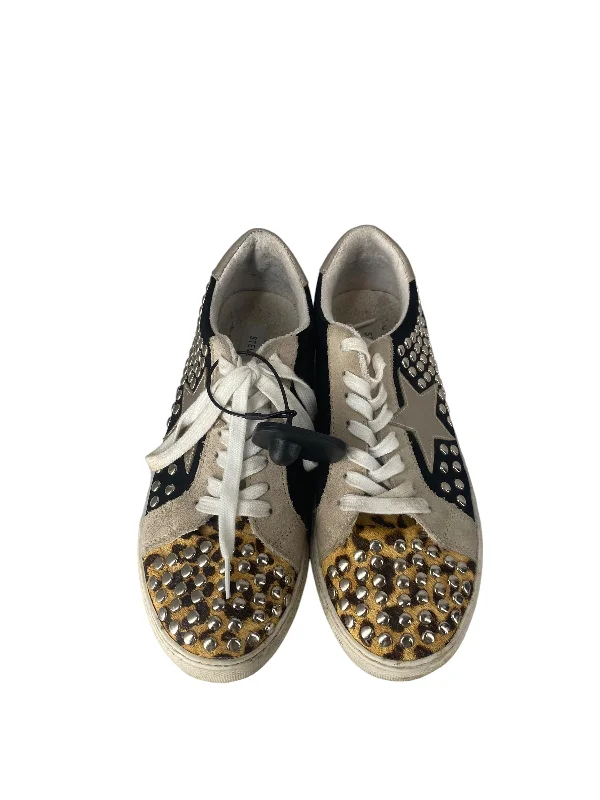 Animal Print Shoes Sneakers Steve Madden, Size 8.5 Comfortable Derby Style  