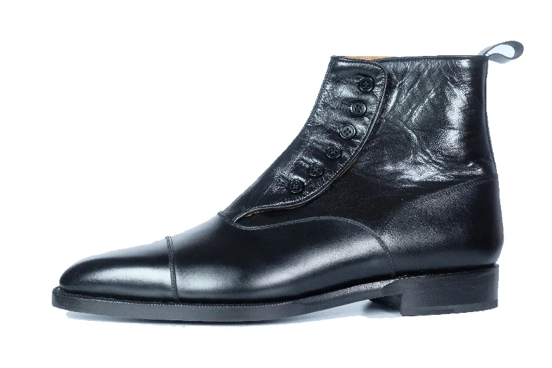 Bellevue - MTO - Black Calf / Black Soft Calf - LPB Last - Single Leather Sole British Gentleman Oxford Style Bellevue - MTO - Black Calf / Black Soft Calf - LPB Last - Single Leather Sole British Gentleman Oxford Style